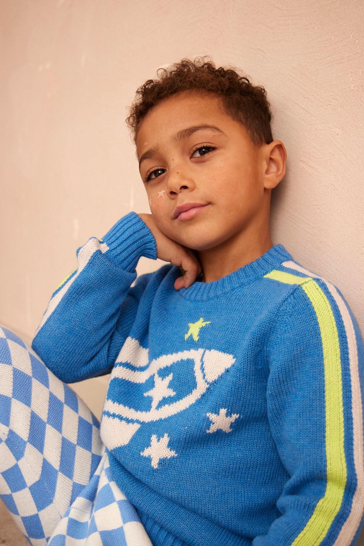 Rocket Ship Jumper | Hussar Blue