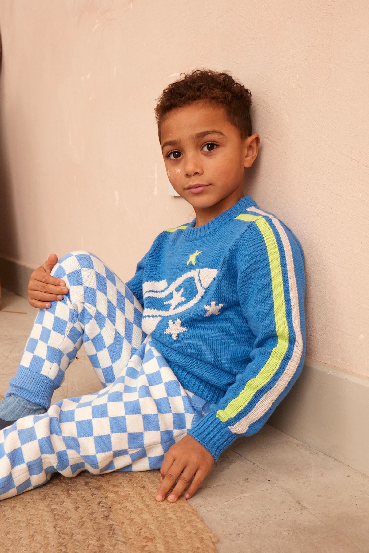 Rocket Ship Jumper | Hussar Blue