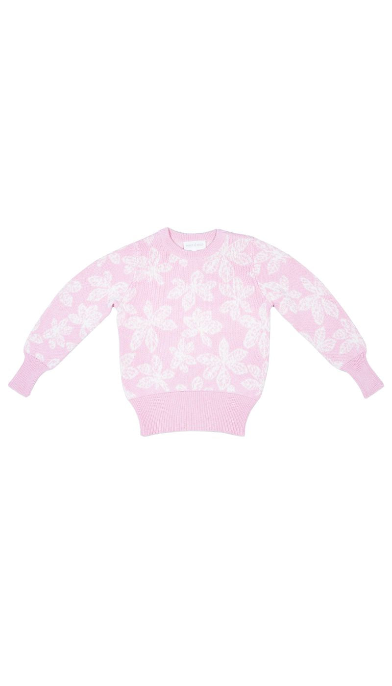 Chestnut Leaves Jumper | Bubble Gum