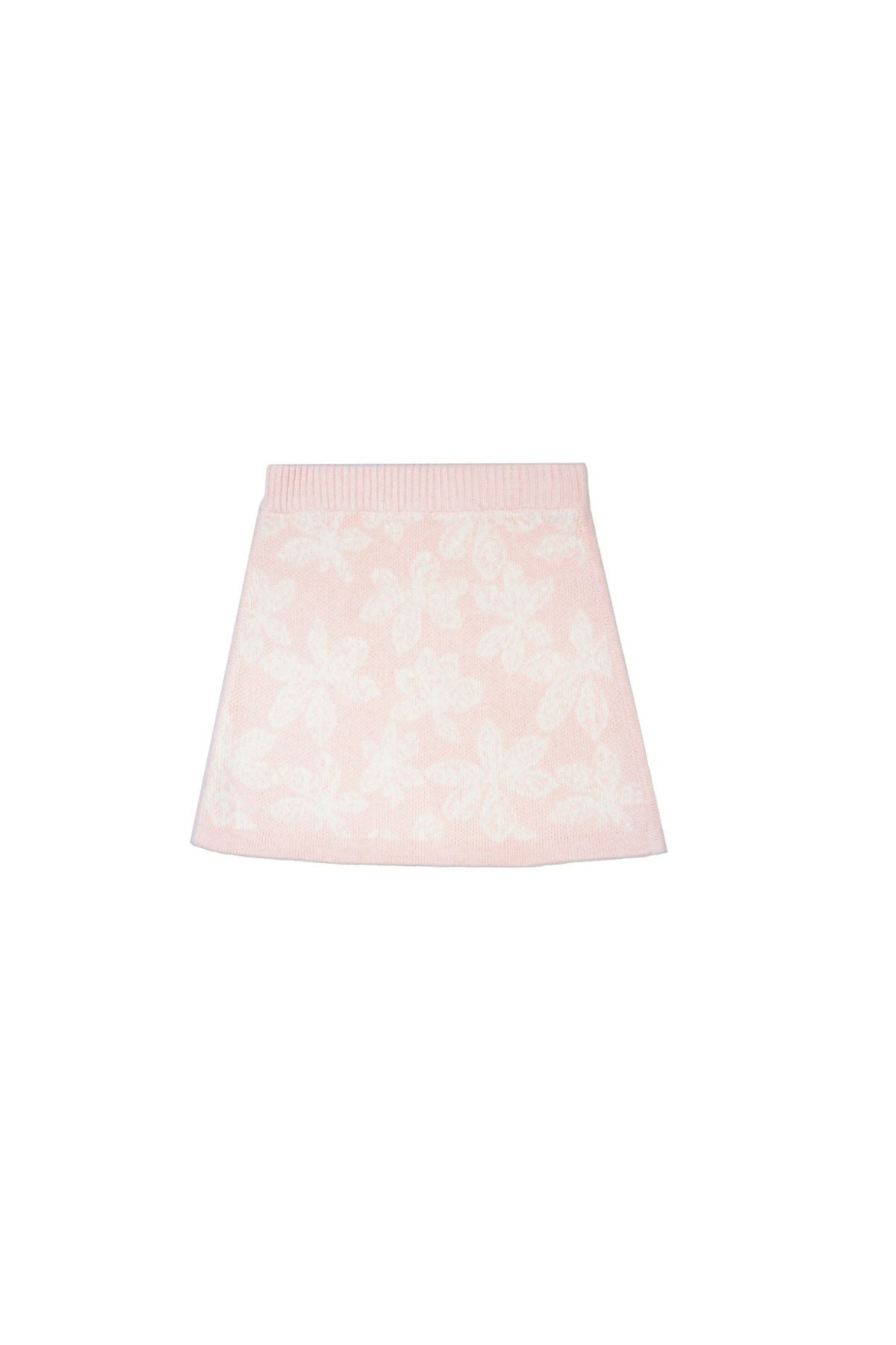 Chestnut Leaves Pencil Skirt | Blush