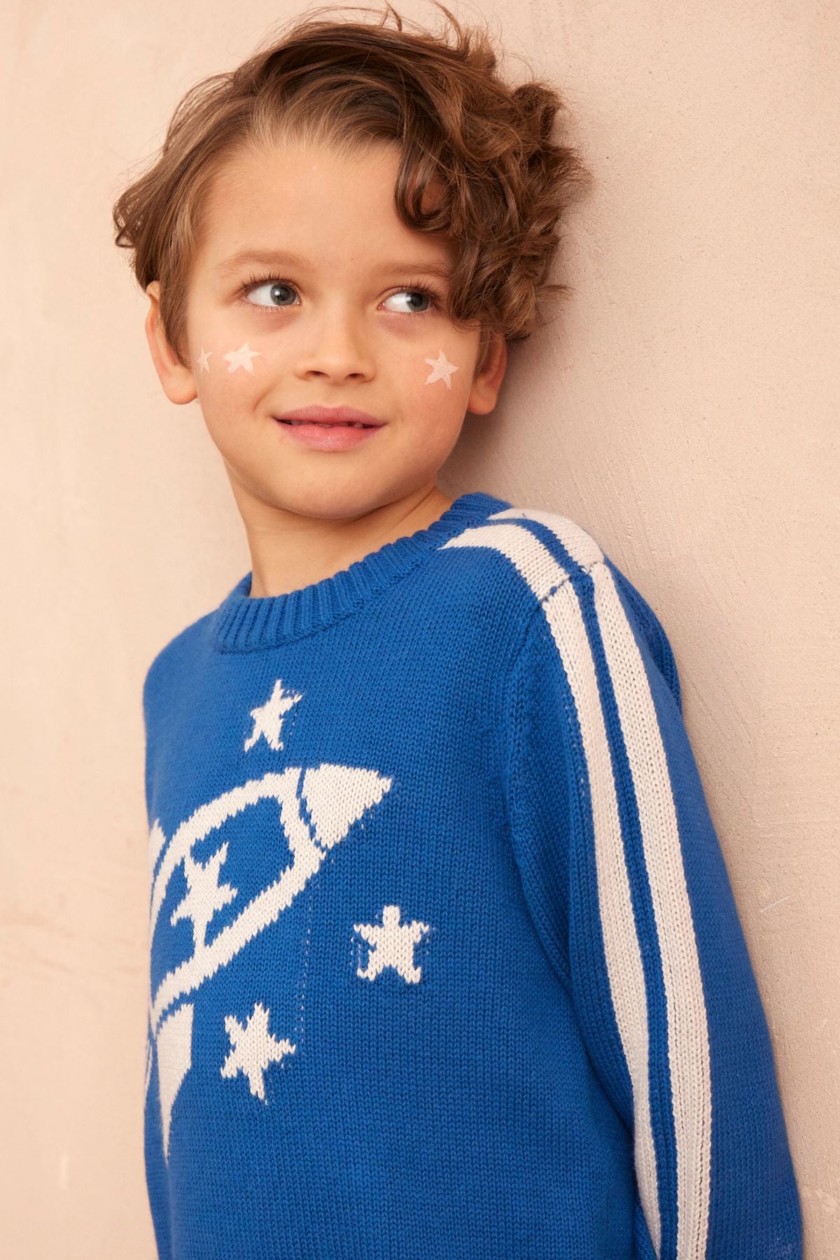 Rocket Ship Jumper | Cobalt