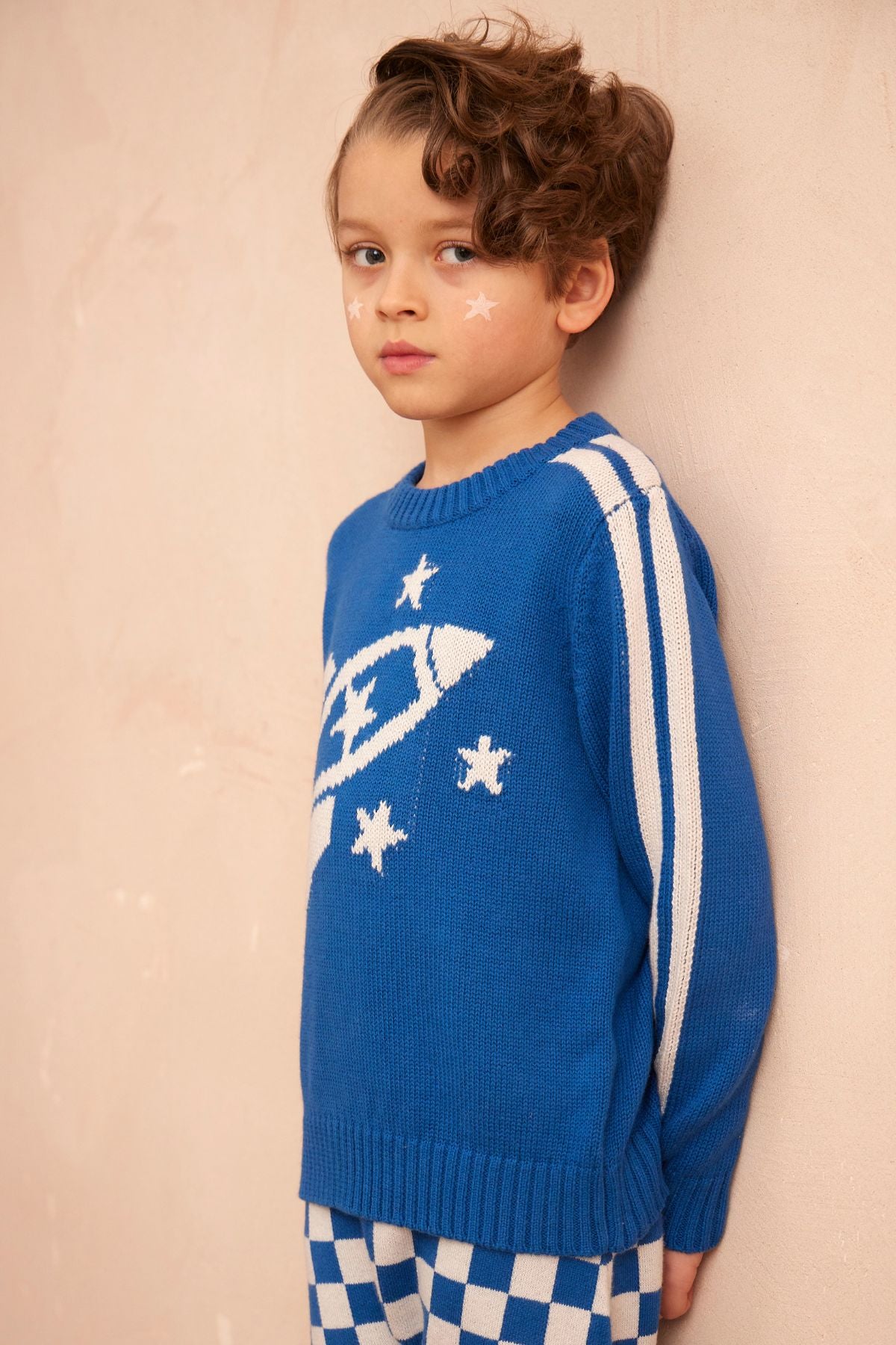 Rocket Ship Jumper | Cobalt