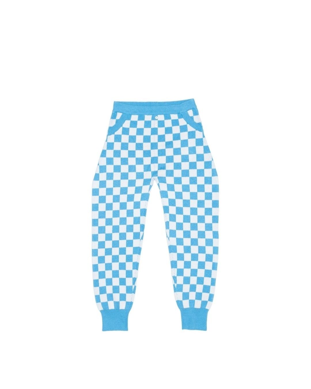 Karierte Hose | Azurblau  — image 2 of 4