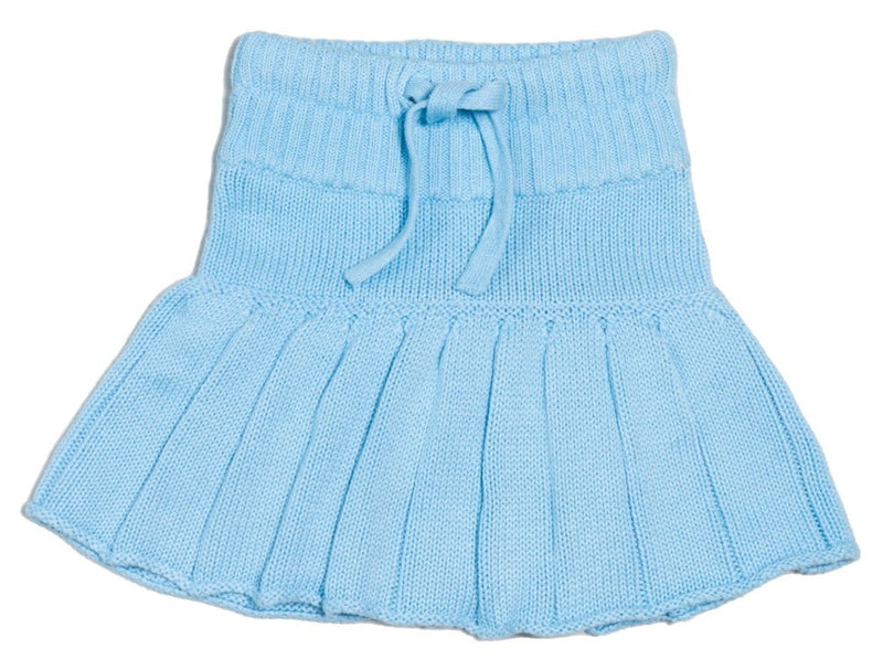 Knitted tennis skirt, organic cotton/ cashmere