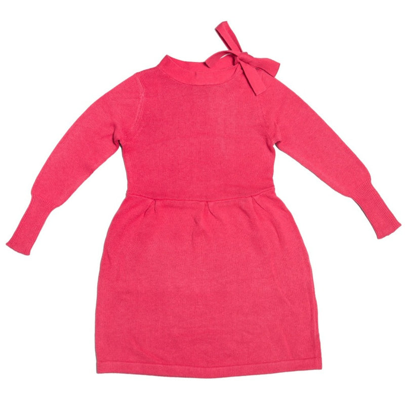 Pussy Bow Dress, organic cotton and cashmere