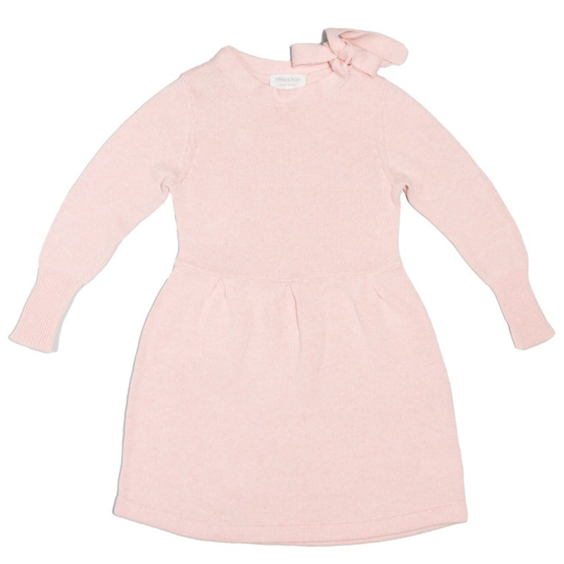 Pussy Bow Dress, organic cotton and cashmere