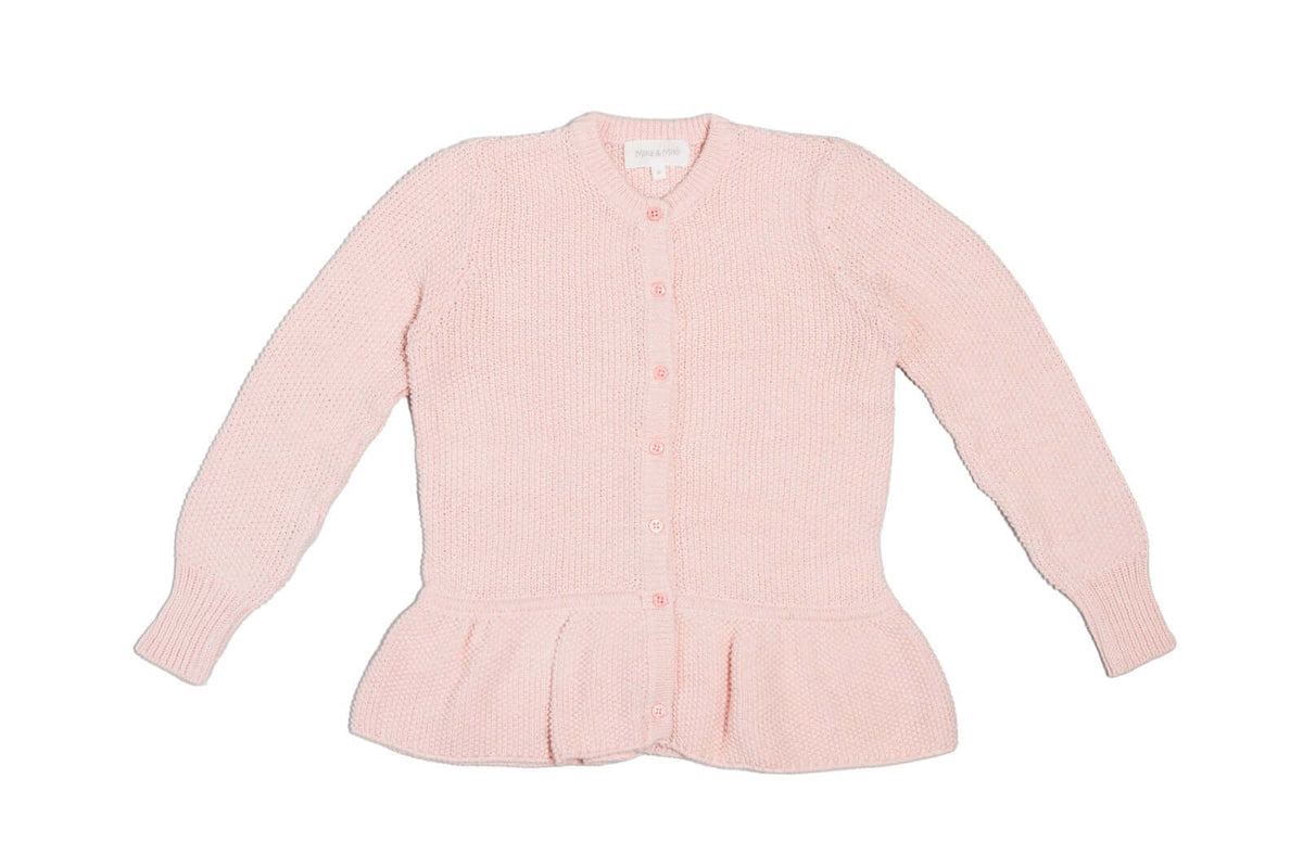 Moss Stitch Jacket | Blush