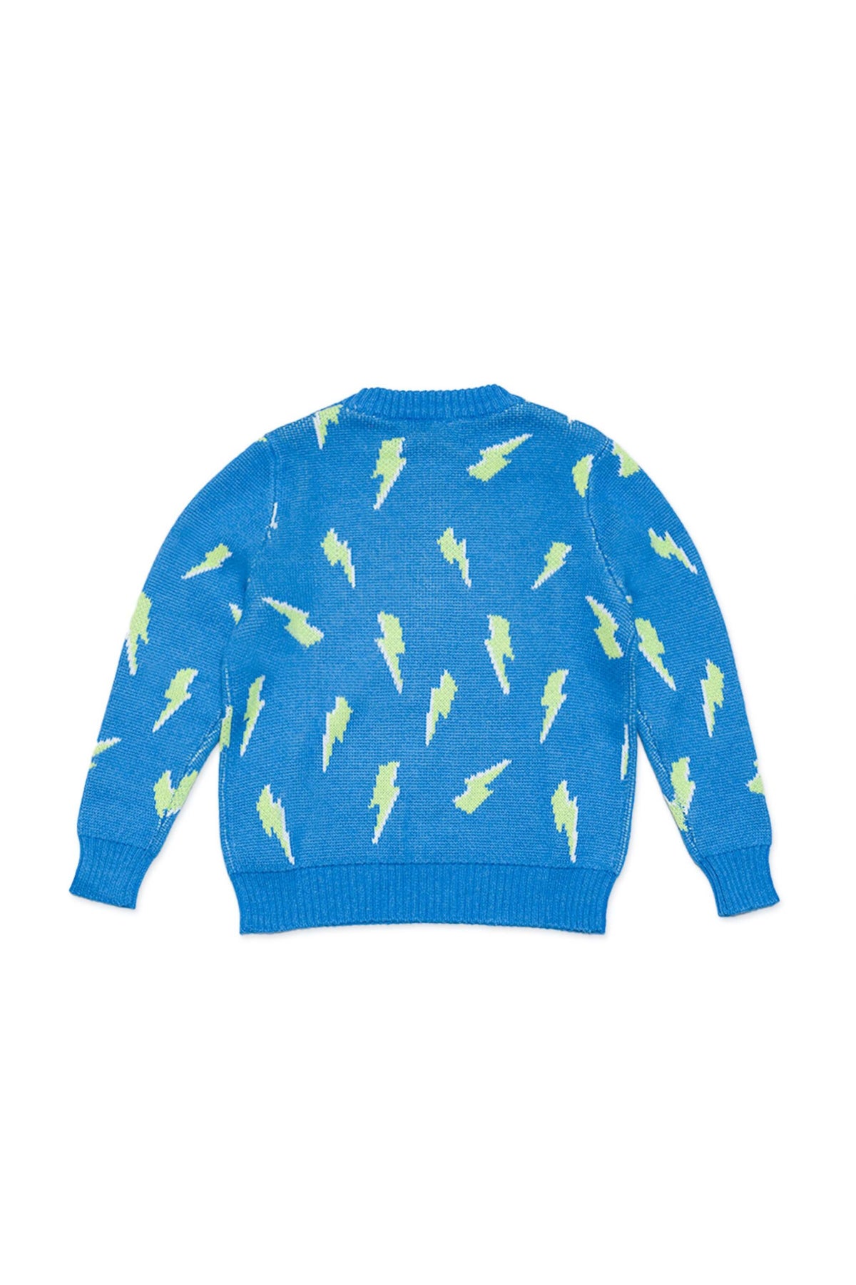 Back view of the Bolt Storm Jumper in hussar blue