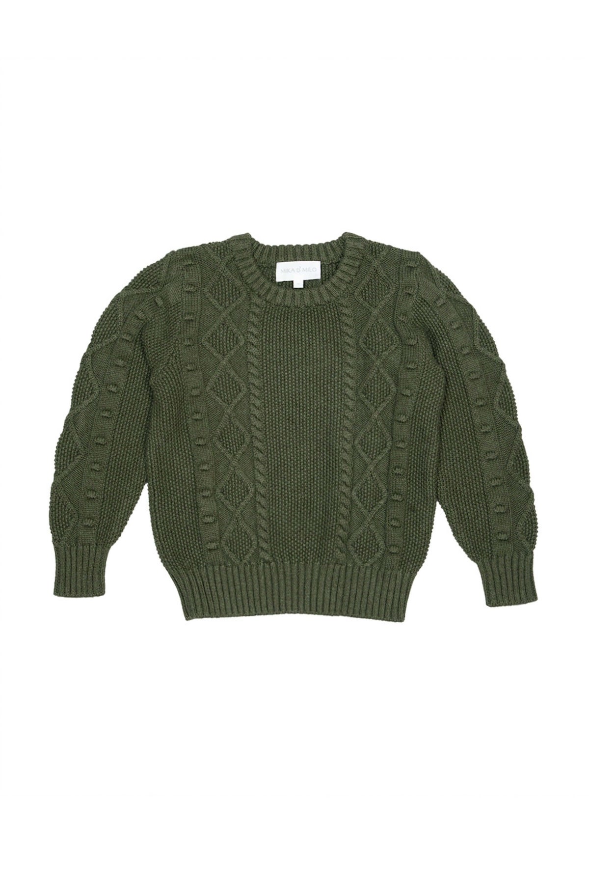 Cable Popcorn Jumper | Avocado — image 2 of 10