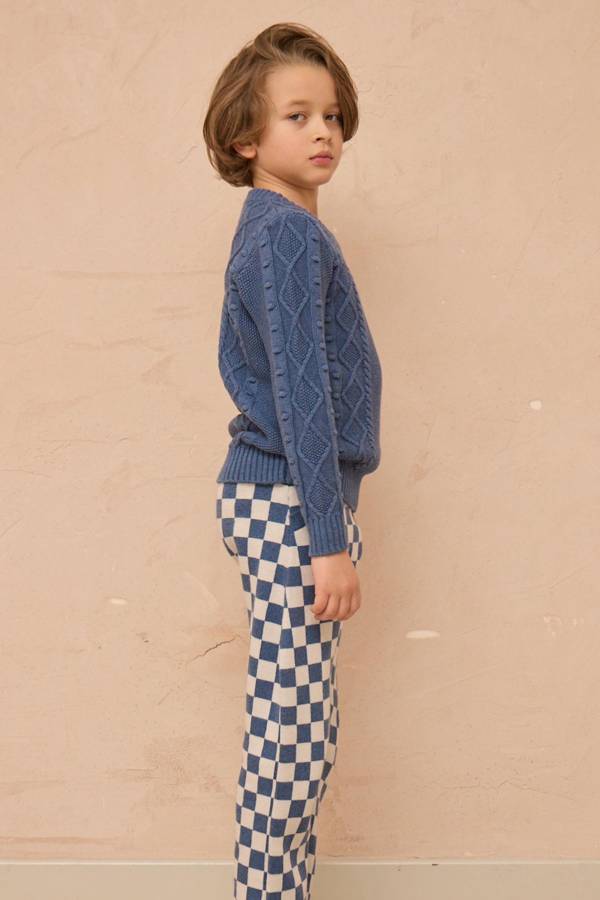 Cable Popcorn Jumper | Bluestone — image 5 of 7