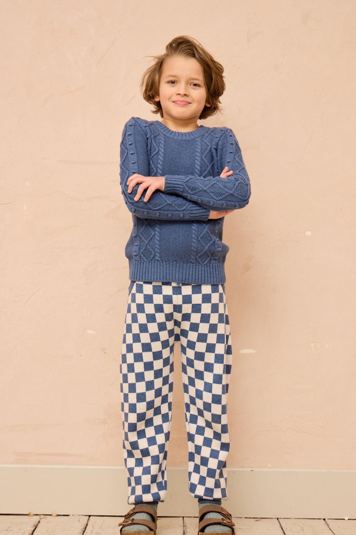 Cable Popcorn Jumper | Bluestone — image 6 of 7