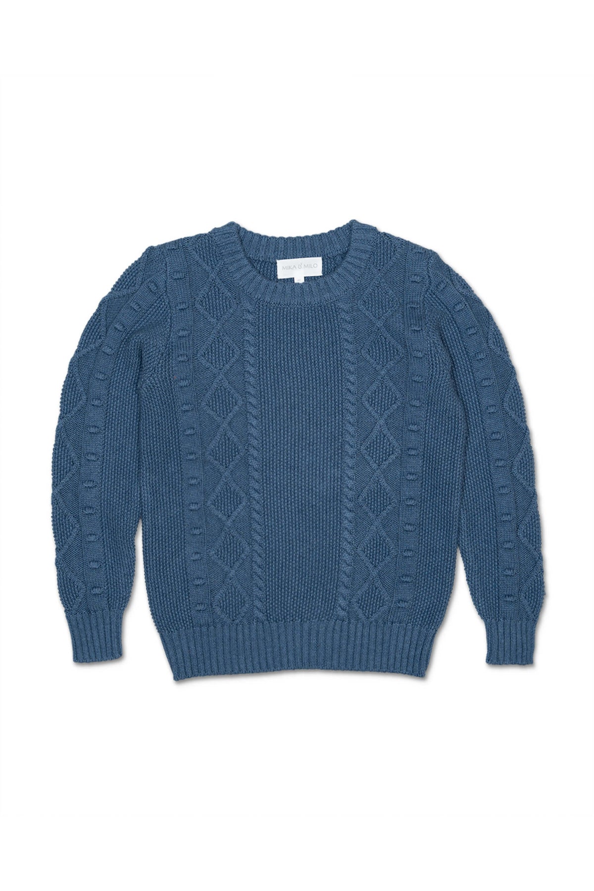 Cable Popcorn Jumper | Bluestone — image 2 of 7