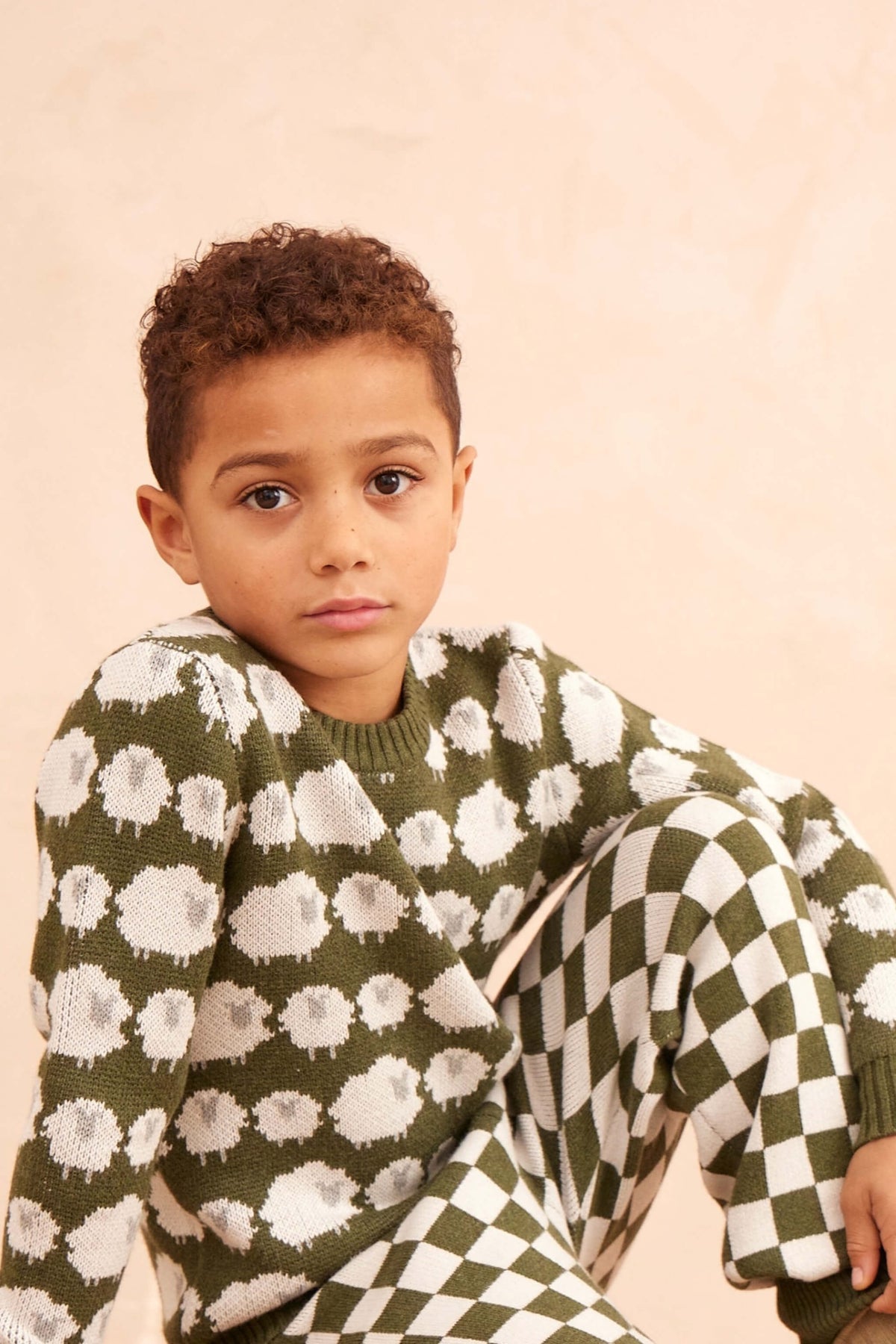 Flock of Sheep Jumper | Avocado — image 1 of 6