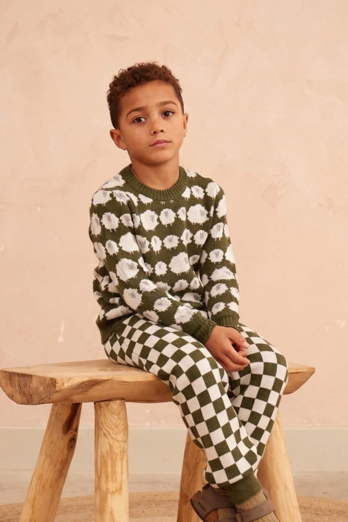 Flock of Sheep Jumper | Avocado — image 3 of 6