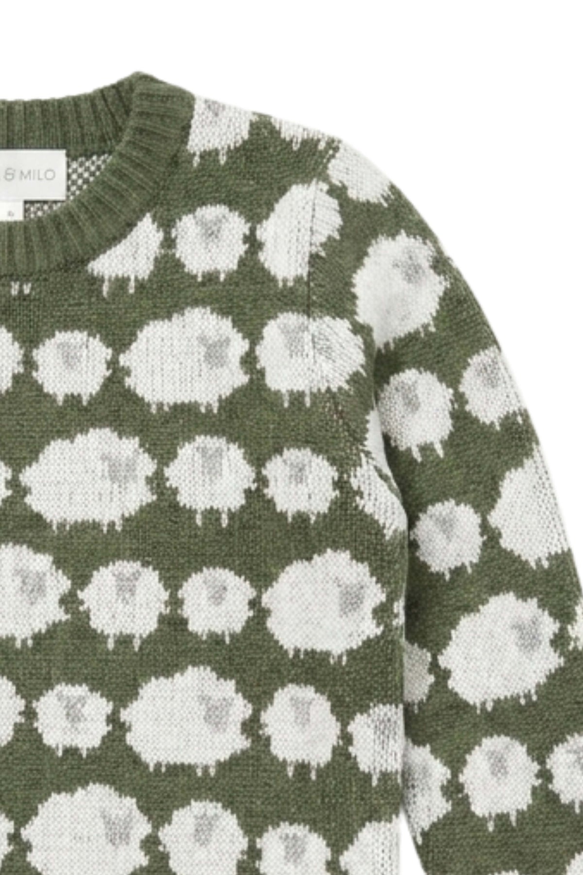 Flock of Sheep Jumper | Avocado — image 4 of 7