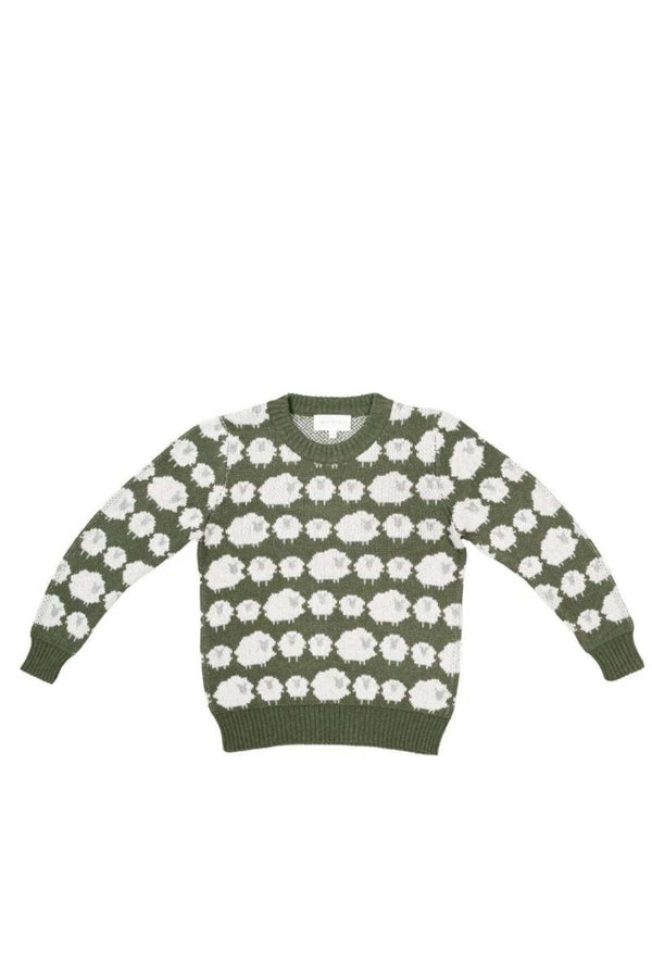 Flock of Sheep Jumper | Avocado