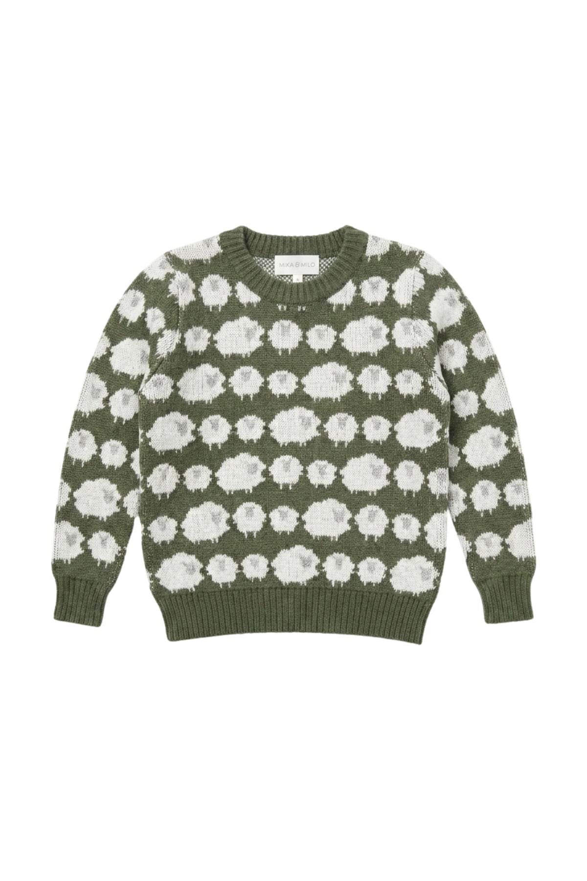 Flock of Sheep Jumper | Avocado — image 2 of 7