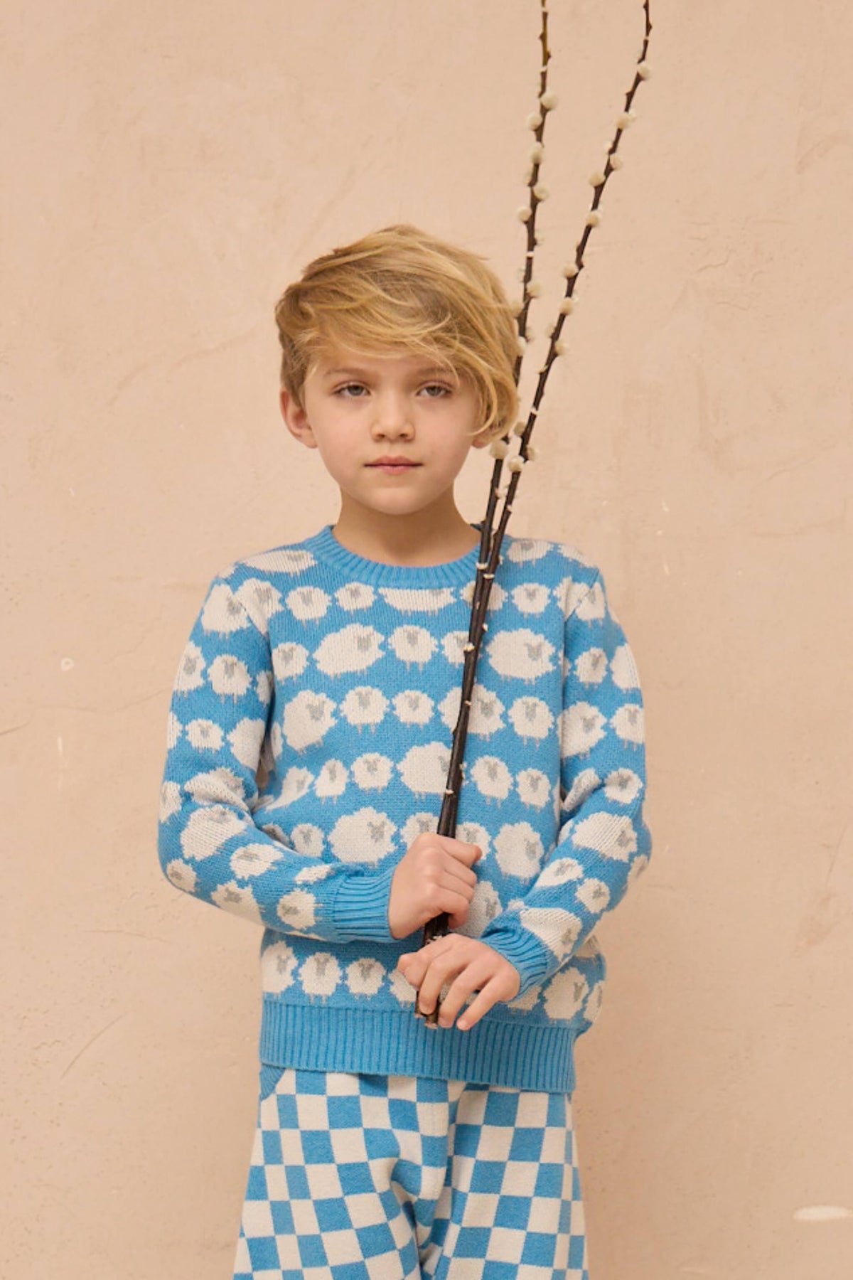 Flock of Sheep Jumper | Iceland Blue — image 3 of 6
