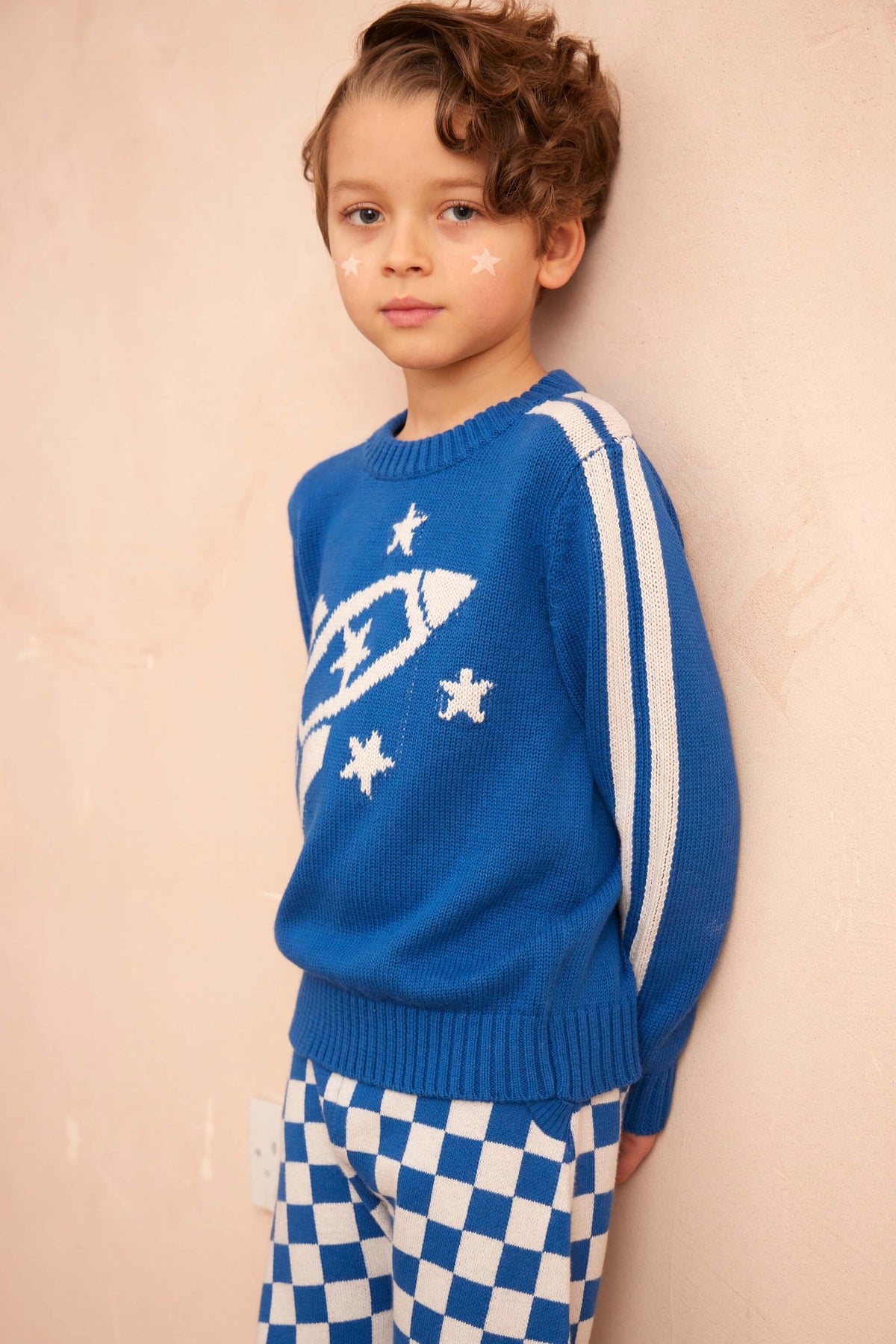 Striped Rocket Jumper | Cobalt — image 1 of 7
