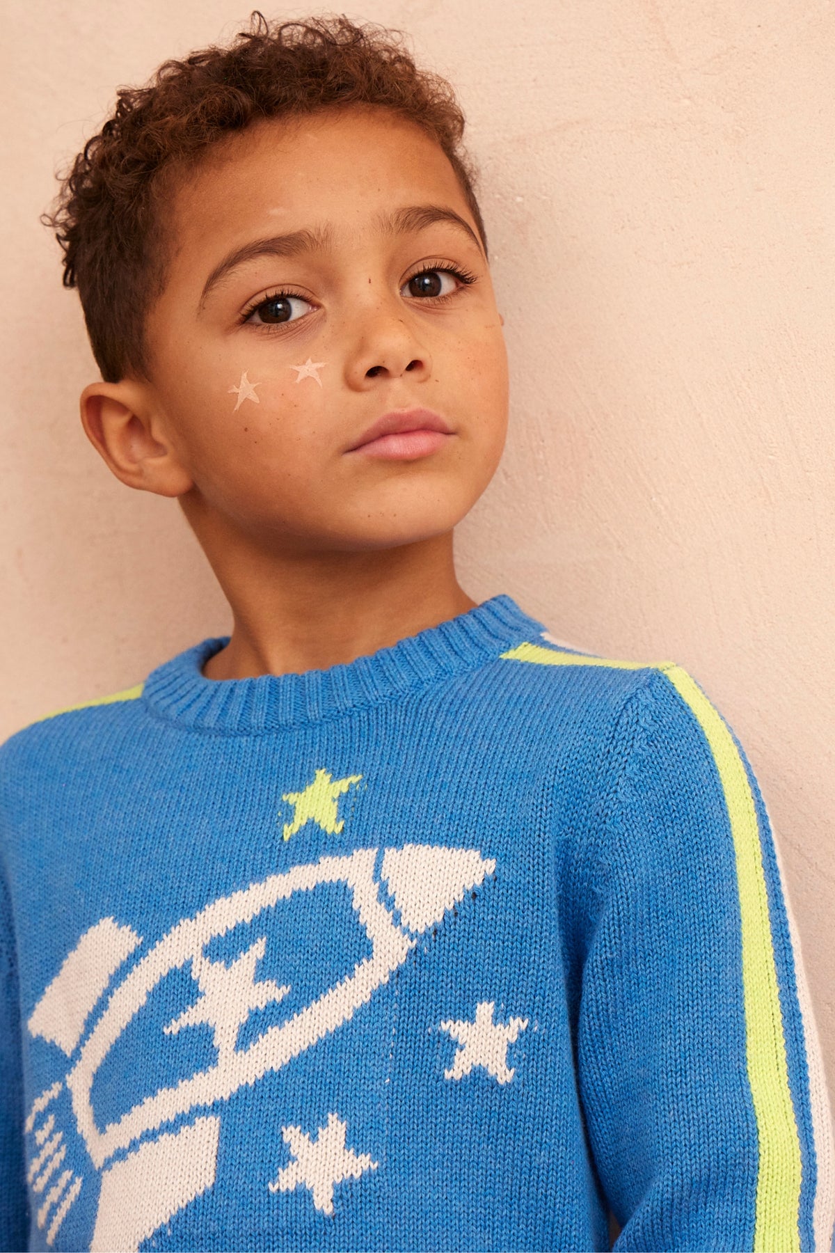 Striped Rocket Jumper | Hussar Blue — image 1 of 7
