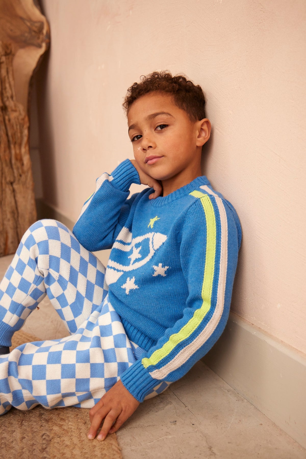 Striped Rocket Jumper | Hussar Blue — image 7 of 7