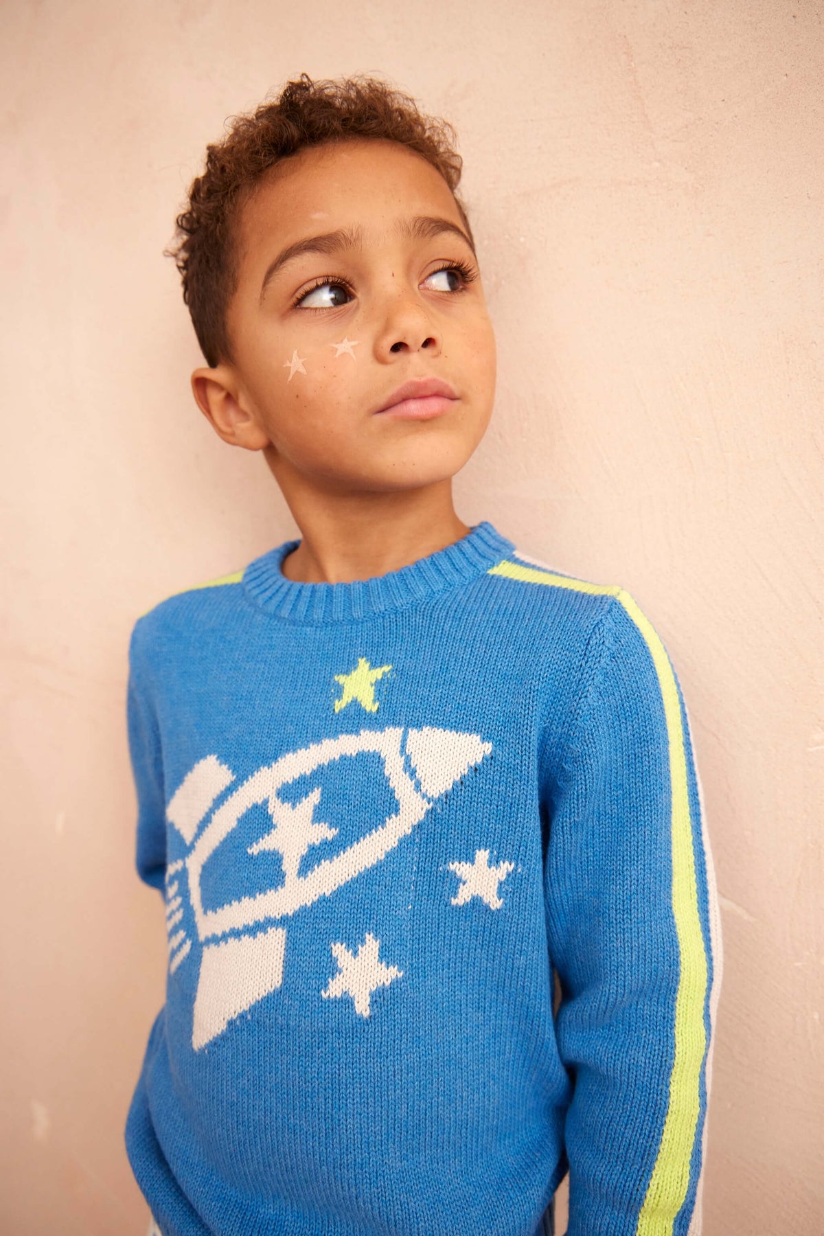 Striped Rocket Jumper | Hussar Blue — image 6 of 7