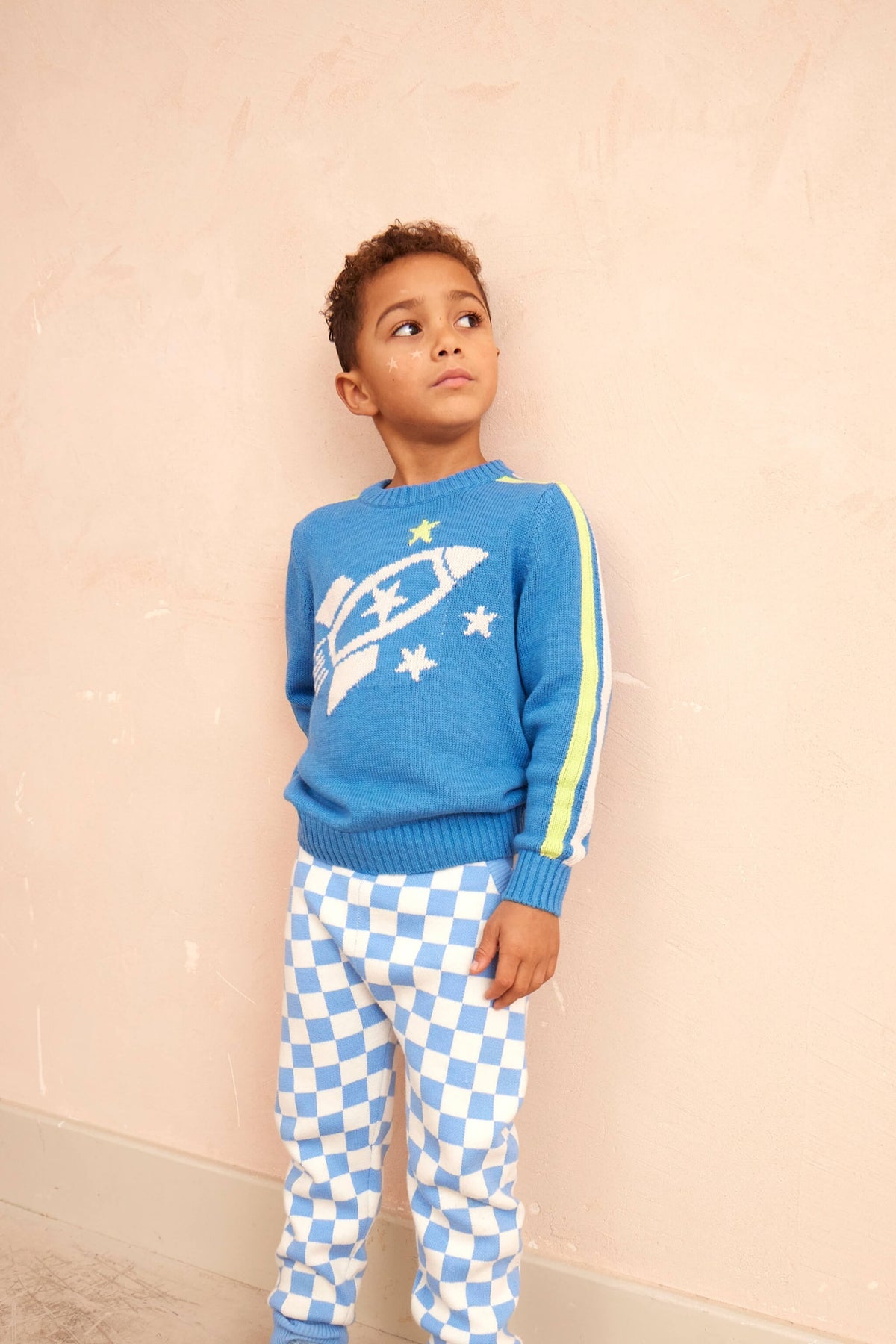 Striped Rocket Jumper | Hussar Blue — image 5 of 7