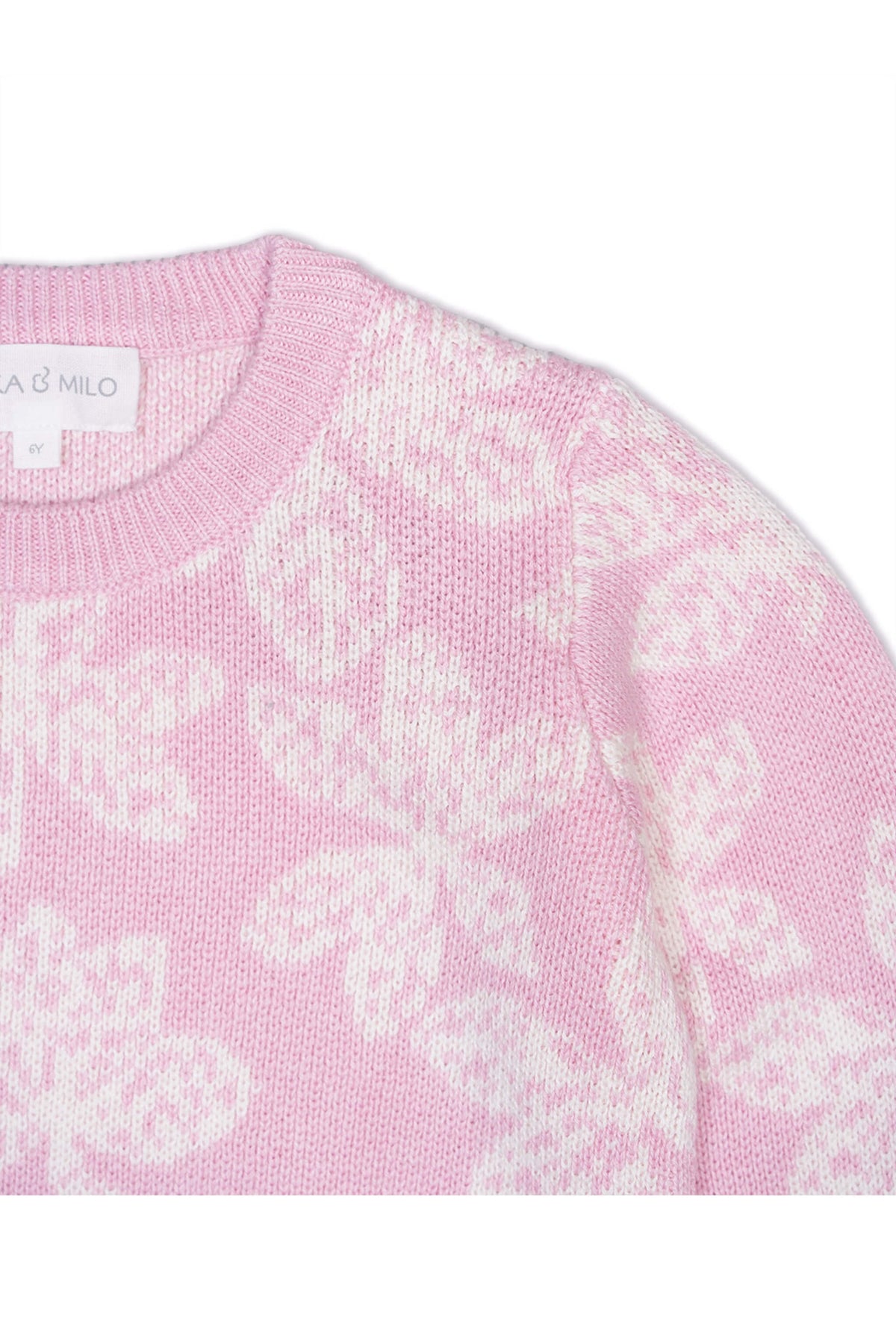 Chestnut Leaves Jumper | Bubble Gum — image 3 of 7