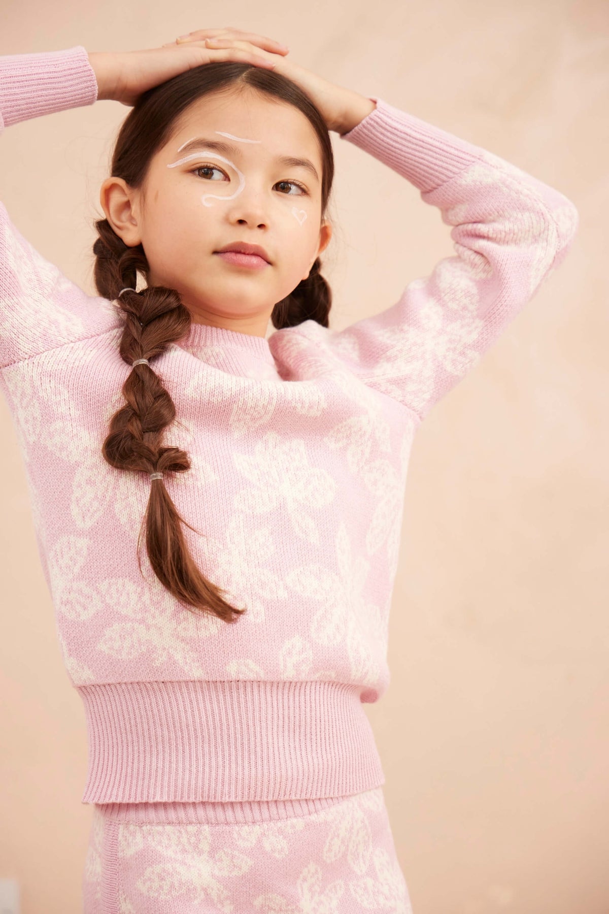 Chestnut Leaves Jumper | Bubble Gum — image 7 of 7