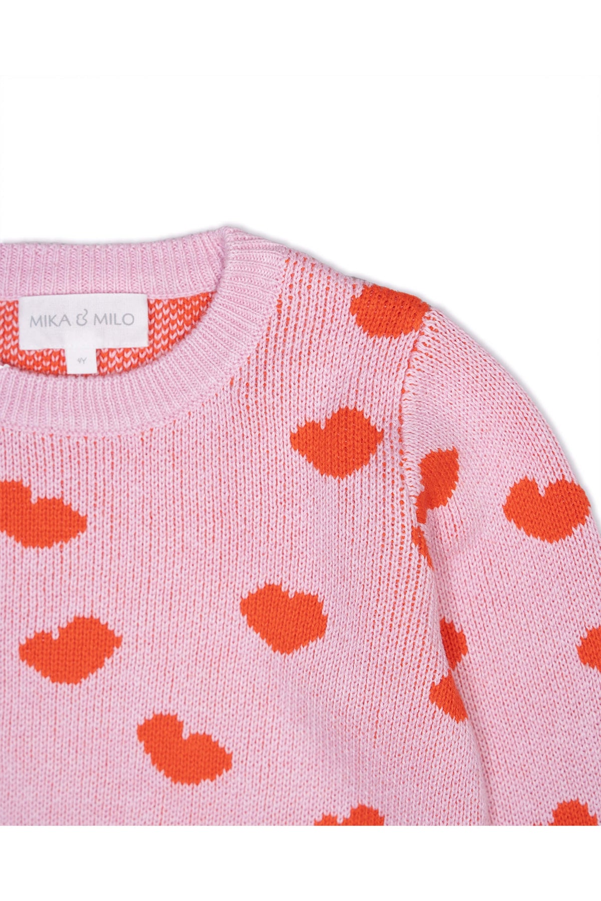 Love Hearts Jumper | Bubble Gum — image 3 of 7