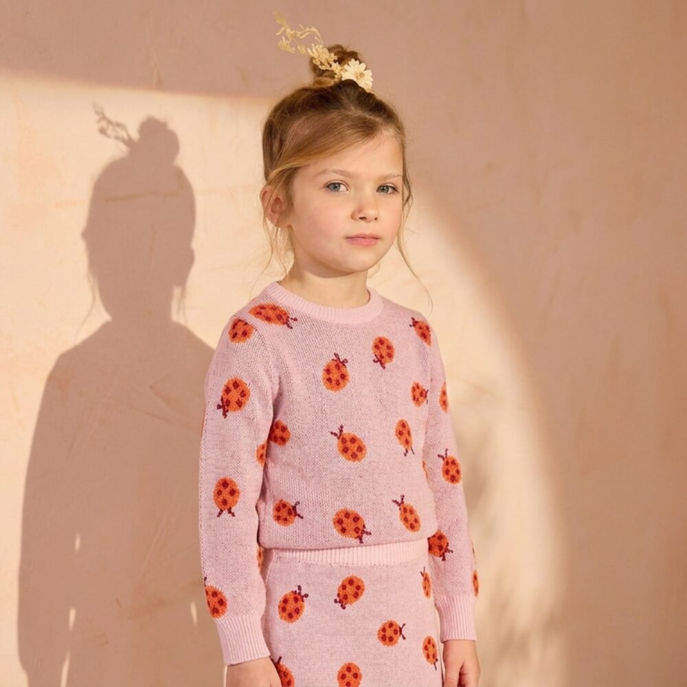 Ladybird Jumper | Rose