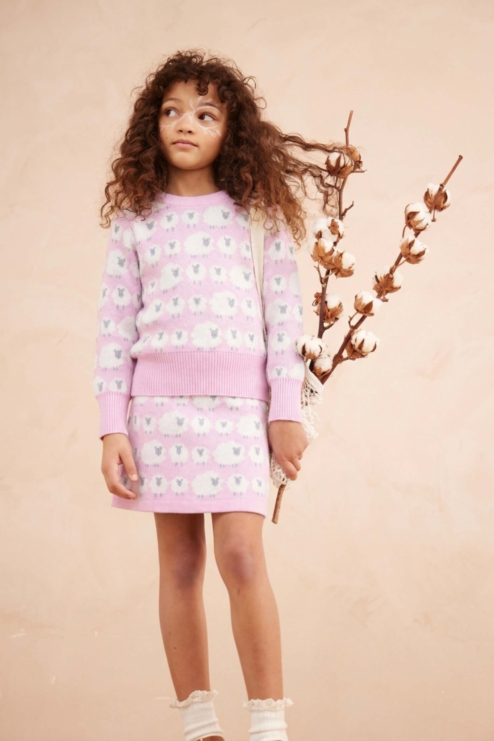 Little Bo Peep Skirt | Bubble Gum
