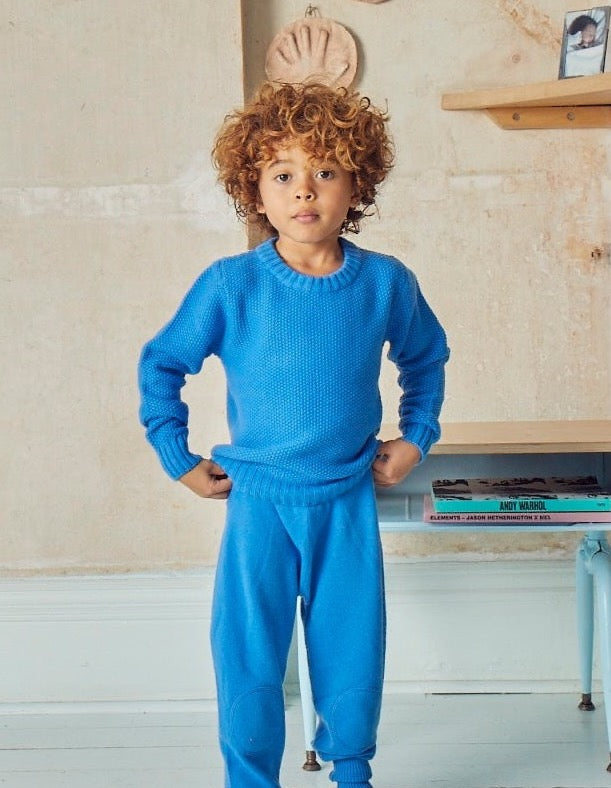 MIKA & MILO Moss Stitch Jumper | cashmere/merino - - organic cotton cashmere