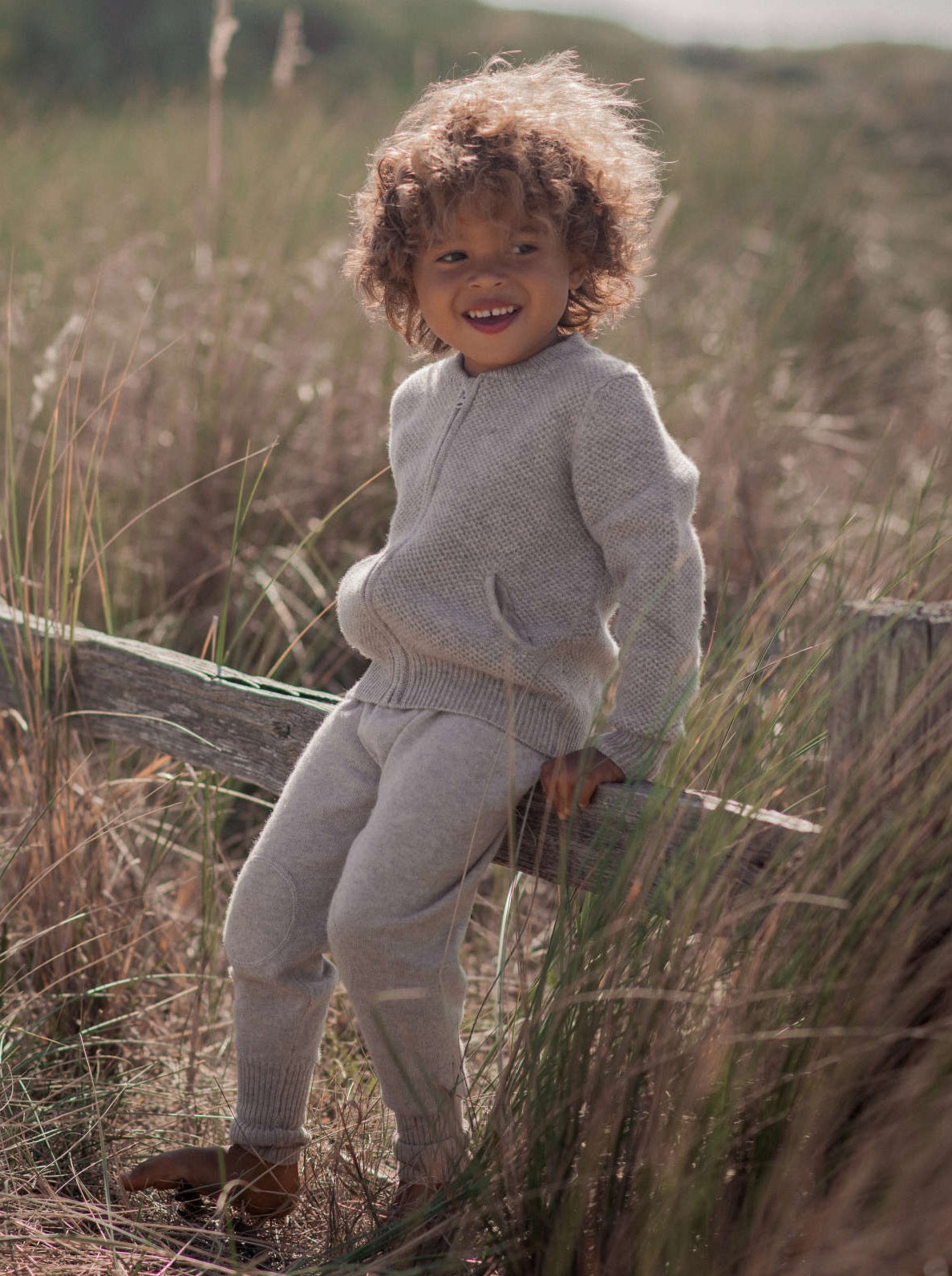 MIKA & MILO Bomber Jacket | 100% cashmere - - organic cotton cashmere